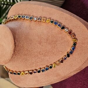 CAMILA COELHO  Multicolor Gemstone Necklace.